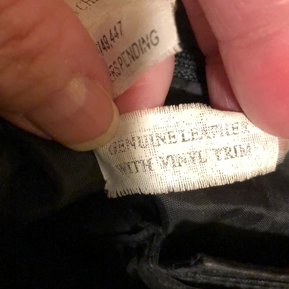 Black Leather Backpack - Picture 9 of 9